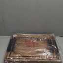 Coffee Table Tray Decorative Nested Vintage Wood Serving Tray Set for Eating, Breakfast, Party, Kitchen, Ottoman,Tea Coffee Table Large Ottoman Trays (Wood, 3Pc) (Brown)