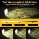 LED Work Light Rechargeable Outdoor, 13000mAh Work Flood Lights 10000LM with 4 Light Modes for Camp Essentials, IP65 Waterproof LED Lantern for Emergency, Power Outages, Car Repair, Tent