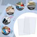 Rainmae 25 Pack 6" x 9" Jumbo Card Sleeves, Rigid Photocard Protectors for Oversized Trading Cards Sheet Protectors, Paper Sleeves Jumbo Sports Cards Sleeves Hard Plastic Document Holder Protector