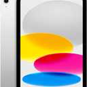 Apple iPad 11-inch: A16 chip, 11-inch Model, Liquid Retina Display, 256GB, Wi-Fi 6, 12MP Front/12MP Back Camera, Touch ID, All-Day Battery Life Silver