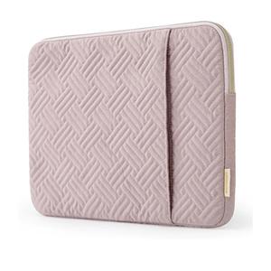 BAGSMART Laptop Sleeve Bag Compatible with MacBook Air/Pro, 13-13.3 inch Notebook, Compatible with MacBook Pro 14 Inch, MacBook Air M2 Sleeve 13 Inch, Repellent Protective Case with Pocket, Pink