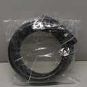 Fuel Line 1" ID NBR Hose Push on Hose 1.4" OD Engine Liner Compatible with Fuel System, Methanol, Oils, Lubricants and Coolant, 300 PSI 5 feet (Black)