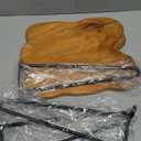 Live Edge Side Table, Natural Wood End Table ，19" W x 15" D x 17" H Unique Desktop for Living Room Bedroom Office, Small Wood Coffee Table Home Decor Bedside Table