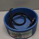 Heated Water Bowl for Dog & Cat, Outdoor Heated Dog Bowl Provides Drinkable Water & Food in Winter, Heated Pet Bowl for Outside, Smart Thermal-Dish for Rabbit, Chicken, Duck, Squirrel (98 OZ)