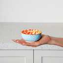 Ceramic Dipping Bowls Set - Mini 4 Oz Dessert Bowls - Small 3.5 Inch Porcelain Bowls for Side Dishes, Snack, Yogurt, Appetizer - Microwave Dishwasher Safe - Set of 6 - Assorted Colors