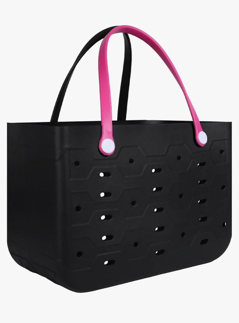 X-Large Rubber Beach Bag for Men & Women, Large Capacity Travel Tote Bag for the Beach Boat Pool