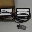 Glostars 2-Pack 50W UV Black Light385-400 nmIP66 WaterproofGrounded Three-Prong Plug Blacklight for Glow PartyOutdoor Black LightsHalloween & Christmas !