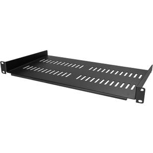 StarTech.com 1U Server Rack Shelf - Vented Rack Mount Cantilever Tray for 19" Network Rack & Cabinet, 44lb/20kg, 10" Deep