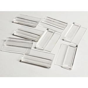 Board Game Clips, Crystal Clear 2mm Straight (32Pack), Keep Your Boards Together!