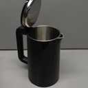 Elite Gourmet 1.7L Cool-Touch 1500W Fast Boil Electric Kettle, Fully Stainless Steel Lid & Interior BPA Free, Double Wall, Auto Shut-Off, Black (1.8 Quarts)