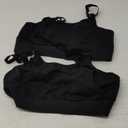 Women Maternity Pregnancy Nursing Bras for Breastfeeding - 2 Pack- Adjustable Comfortable Bralette Medium Black