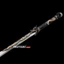 Black Gold Dragon Handmade Chinese Sword Sharp Tang Dynasty Dao High Carbon Steel