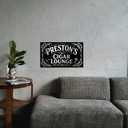 Retro Metal Sign  Classic Cigar Design Wall Plaque  12x8 Inch Tin Decor for Kitchen, Bar, Cafe, or Game Room