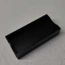 Restaurantware 9.5 x 4.25 x 2 Inch Flat Napkin Holder 1 Rectangle Wooden Napkin Holder - For Kitchen Tables or Countertops Sturdy Black Bamboo Kitchen Napkin Holder Dining Room Decor