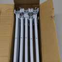20 Pack Skirt Hangers with Adjustable Anti-Rust Clips for Pants, Skirts, Clothes Hangers, Light Blue