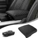Center Console Cover for Dodge Ram 1500 2500 3500 2019-2026 5th Gen | PU Leather Middle Console Lid Protector Arm Rest Cushion Anti-Scratch Thick Pad for Daily Protection, Waterproof, Bucket Seat