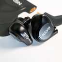 BASN Metalen in-Ear Monitors Headphones,4 Drivers Musicians Noise Isolating IEMs with Deep Bass, Two Detachable MMCX Cables with Case for Singers,Drummers,Bassists(Matt Black)