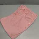 Sidefeel Women's Capri Jeans High Waisted Stretchy Wide Leg Denim Pants Size 10 Pink