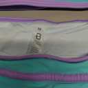 BMJL Women's High Waisted Bikini Sets Sporty Two Piece Swimsuits Color Block Cheeky High Cut Bathing Suits (Medium)