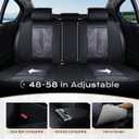 Coverado Seat Covers, Car Seat Covers Full Set, Leather Seat Covers for Cars, Car Seat Protector, Black Car Seat Covers Front Seats and Back Seats Universal Fit for Most Cars Camo