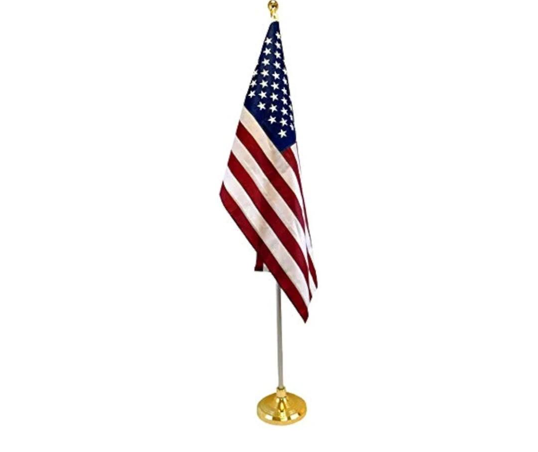FlagsImp 8 Foot Aluminum Silver Pole with Ball