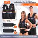 Sportneer Adjustable Weighted Vest Weights: 18 lbs Washable Weight Vest for Walking 16 In 1 Fast Adjust Rucking Vest for Women and Men Home Gym Running Jogging Strength Training Vests