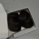 Hair Buns Hair Pieces for Women, 2PCS Space Buns Extension Claw Clip on Bun Hair Piece Synthetic Fake Hair Bun Hairpieces for Women Kids Girls (Dark Brown)