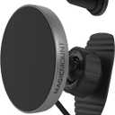 Scosche MPQMRDV MagicMount Charge Pro Qi2 MagSafe Car Mount Charger, 15W Fast Magnetic Wireless Charging Phone Holder for Dashboard/Vent Compatible with iPhone 16/15/14/13/12 Pro Max Plus, Samsung S25 (Circle)