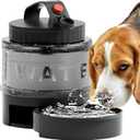 Portable Dog Water Bottle, 54oz Large Travel Water Bowl Dispenser for Dogs Camping Beach Walking Essentials, Big Portable Travel Water Bowl and Beach Accessories for Dogs, BPA Free, Safe and Durable