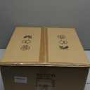 Luupyia Farmhouse Pendant Light Walnut Wood Grain, Rustic Caged Hanging Lighting Fixture Height Adjustable Pendant Lights Fixture for Dining Room Kitchen Bedroom Living Room, E26