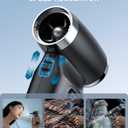 Electric Compressed Air Duster Cordless: 60 MPH High Wind Speed Mini Air Blower for Electronics Portable Computer Cleaner Hand Keyboard Cleaning Powerful Duster for Car, Fans and Other Sences