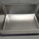 Stainless Steel Litter Box with High Sided, Metal Cat Litter Box, Odor-Free, Non-Stick Litterbox Pan, Easy to Clean Pet Supplies Toilet Tray for Indoor Cats, Kittens or Multicat Homes