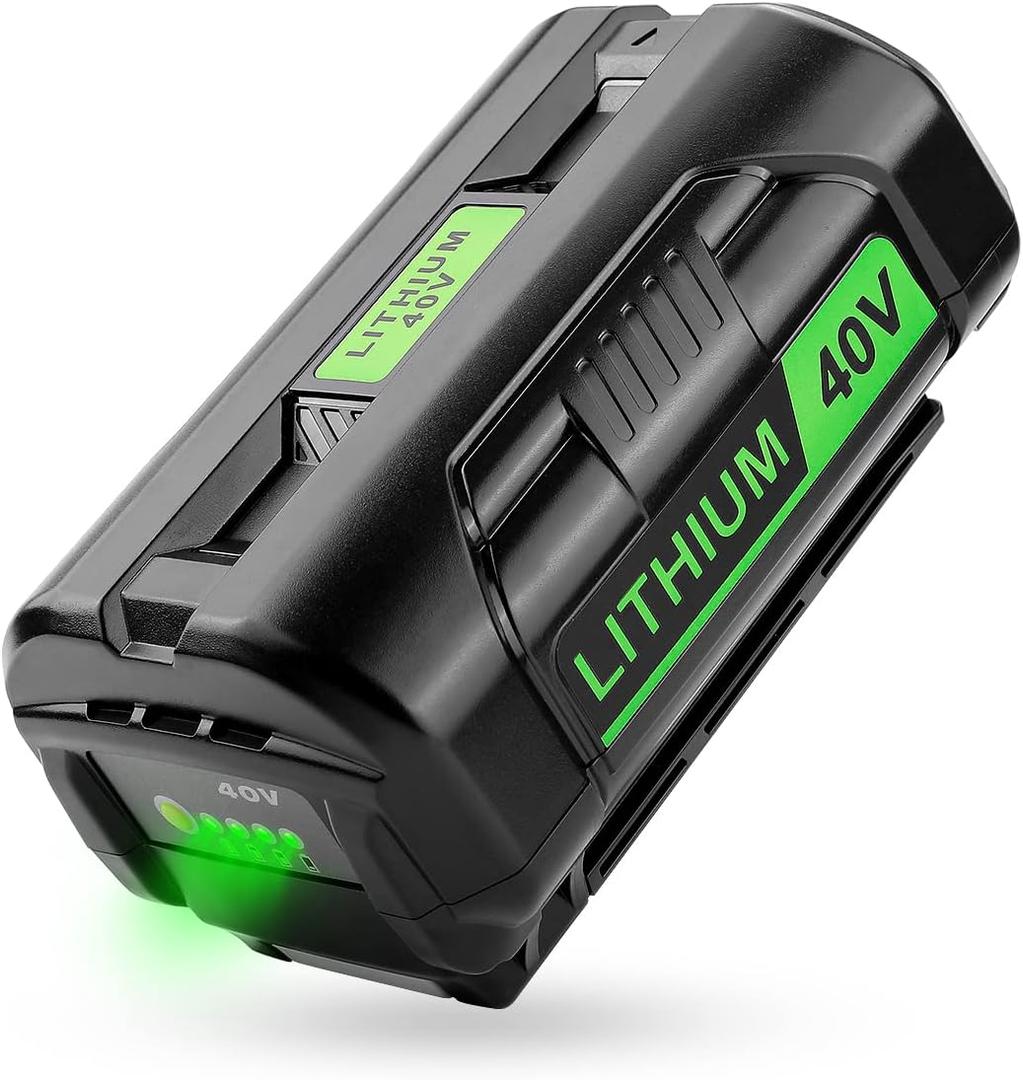 Energup 40V OP4040 6.5A Replace for Ryobi 40V Battery, for 40Volt Power Tools OP4015 OP4026 OP40261 OP4030 OP4040 OP40401 OP4050 OP4060A RY40200 RY40403 RY40204 for 40Volt Ryobi Lithium Battery