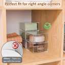 5 Layers Clear Square Acrylic Belt Organizer for Closet, Belt Holder for Accessories, Scarves, Ties, Jewelry, Bracelets-Space-Saving Storage Solution