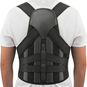 Back Brace Posture Corrector for Women and Men Comfortable Upper Support (Black, XXL)