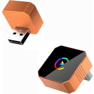 2026 Mini Wireless CarPlay Adapter for iPhone,2-in-1 Wired to Wireless for Android&CarPlay Auto,Plug and Play Fast & Stable Connection,Zero Delay Car Play for iOS 10+, Android 11+