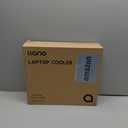 llano Laptop Cooler, Gaming Laptop Cooling Pad with 3500RPM Turbofan, 4.72 Inch External Fan Laptop Stand, Adjustable Variable Speed, Button Control, Seal Foam for Rapid Laptop13-17.3in, V10, Black