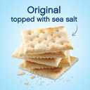 Premium Original Saltine Crackers, Lunch Snacks, Family Size, 24 oz (EXP 07/20/26)