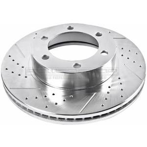 Power Stop JBR935XL JBR935XR Cross Drilled and Slotted Performance Brake Rotor - Left and Right 2 Pcs