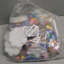 Qilery 12 Set Acrylic Paint Kit Mini Stretched Canvas with Easel, Acrylic Paints Strips, Brushes, Palette, Art Set for Adults Birthday Party Favors(6 x 6 Inch)