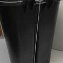 Rubbermaid Classic 13 Gallon Premium Step-On Trash Can with Lid and Stainless-Steel Pedal, Black Waste Bin for Kitchen/Home/Office/Garage