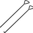 Takuoo 2pcs 60cm (24 inch) manhole hook, manhole cover lifter, Heavy Duty Lifting Hooks, manhole cover hook lifting Manhole Covers & Storm Drain Cover