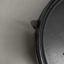 Lodge 8 Quart Pre-Seasoned Cast Iron Camp Dutch Oven with Lid - Dual Handles - Use in the Oven, on the Stove, on the Grill or over the Campfire - Black
