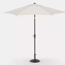 LIVING ACCENTS, 9 ft. Market Tiltable Patio Umbrella, Beige