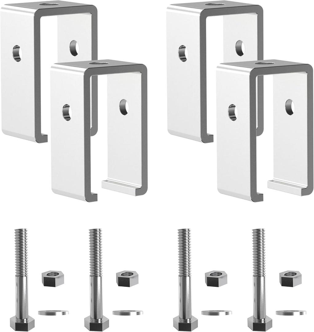 Channel Trolley Track Hanger Bracket for UNISTRUT Strut Channel, 1-5/8 Intermediate Support Hange Bracket for All 1-5/8" Channel Trolley Track (4 Set) Channel Trolley Track Hanger Bracket for UNISTRUT Strut Channel, 1-5/8 Intermediate Support Hange Bracket for All 1-5/8" Channel Trolley Track (4 Set)