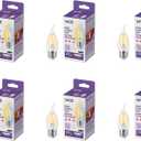 WiZ Clear 40W BA11 Tunable White Filament LED Smart Candle-Shaped Bulb - Pack of 1 - E26- Indoor - Connects to Your Existing Wi-Fi - Control with Voice or App - Matter Compatible