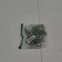 TIESOME Christmas Mistletoe Decor, 2 Pcs Artificial Mistletoe Ornament Mistletoe Hanging Decorations Glitter Christmas Tree Accessories Artificial Dry Leaf Hanging Decoration for Tree Door(Red)