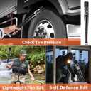 KRUI Aluminum Baseball Bat, 18 Inch Self Defense Bat, Lightweight Bat for Tire Checker, Fish, Keeps in Home, Car, Backpack for Self Defense