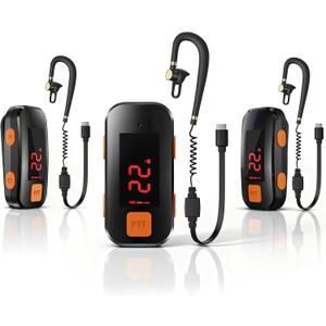 3 Pack Mini Walkie Talkies, Waterproof Small Walkie Talkies Two Way Radio with Earpieces for Outdoor, Restaurants, Hiking, Baseball, Hospital, Tourism, Adults