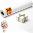 White Gift Wrapping Paper, 36" x 1200" (100') Craft Paper Roll